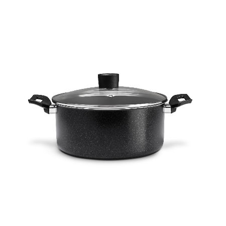 SET 5 PIEZA 7190/400 LINEA EBONY - EN NEGRO BRINOX